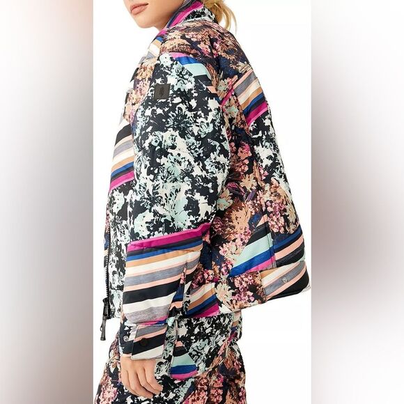 Free People FP Movement Women’s Bunny Slope Printed Puffer Jacket Extra Small XS - Picture 3 of 8